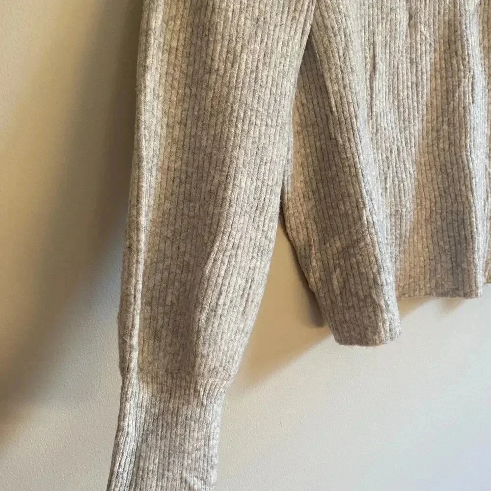 J. Crew Wool Blend Ribbed Sweater